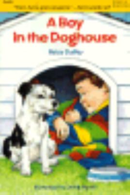 A boy in the doghouse