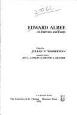 Edward Albee : an interview and essays