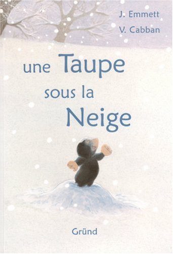 Une taupe sous la neige