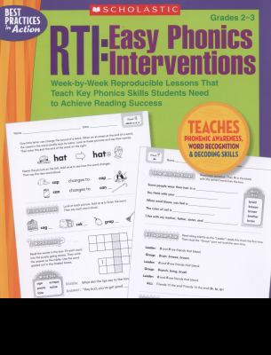 RTI : easy phonics interventions