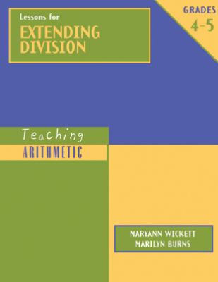 Lessons for extending division. Grades 4-5 /