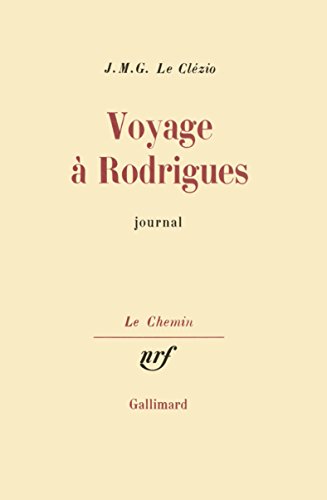 Voyage à Rodrigues : journal