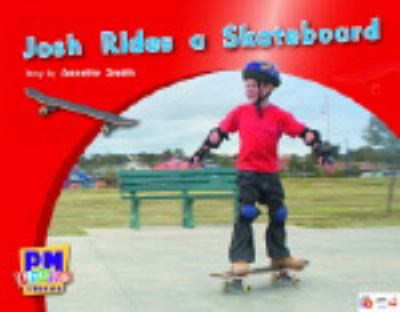 Josh rides a skateboard