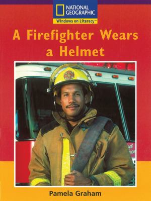 A firefighter wears a helmet