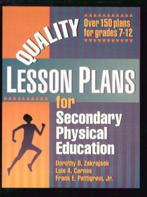 Quality lesson plans for secondary physical education