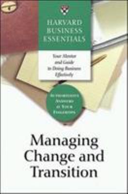 Managing change and transition.