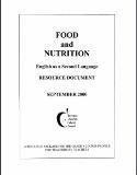 Food and nutrition : English as a second language : resource document