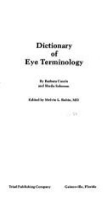 Dictionary of eye terminology