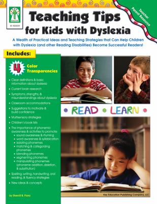 Teaching tips for kids with Dyslexia