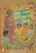 Why lizard stretches his neck