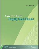 Reach every student : energizing Ontario education