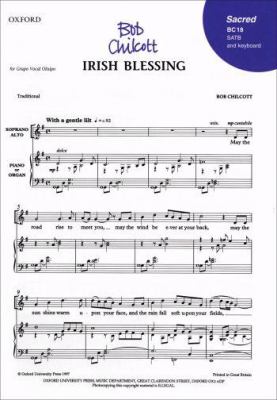 Irish blessing : SATB and piano or organ