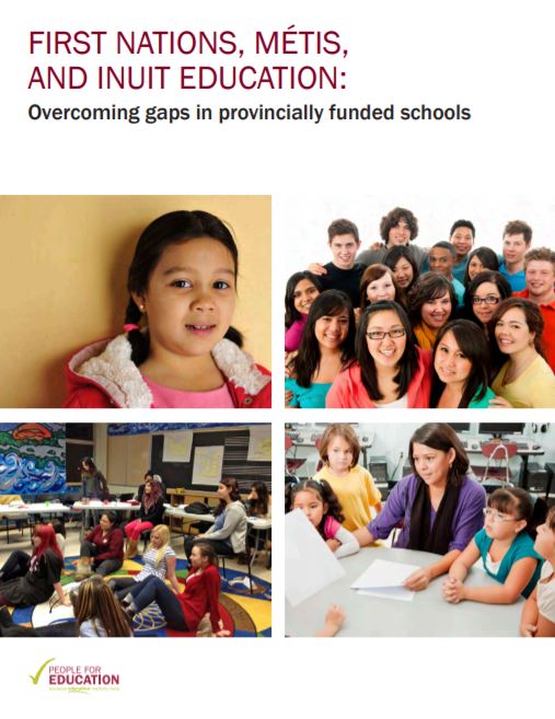 First Nations, Métis and Inuit education : overcoming gaps in provincially funded schools