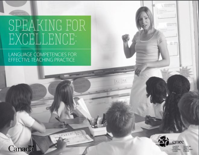 Speaking for excellence : language competencies for effective teaching practice.