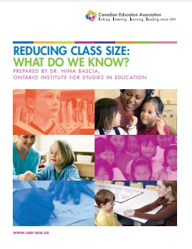 Reducing class size : what do we know?