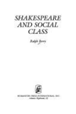 Shakespeare and social class