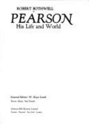 Pearson, his life and world