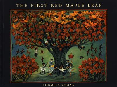 The first red maple leaf