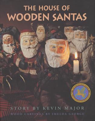 The house of wooden Santas