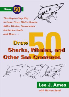 Draw 50 sharks, whales, and other sea creatures