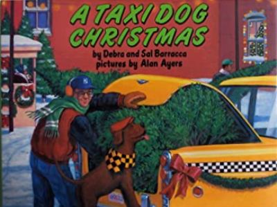 A taxi dog Christmas