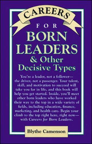 Careers for born leaders & other decisive types