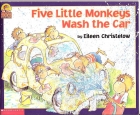 Five little monkeys wash the car