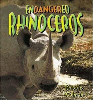Endangered rhinoceros