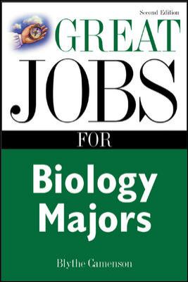 Great jobs for biology majors