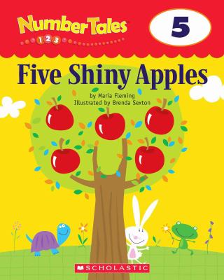 Five shiny apples