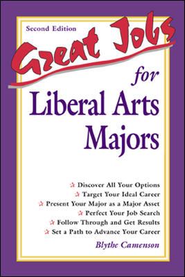 Great jobs for liberal arts majors