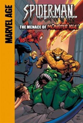 Spider-Man and Fantastic Four in The menace of Monster Isle!