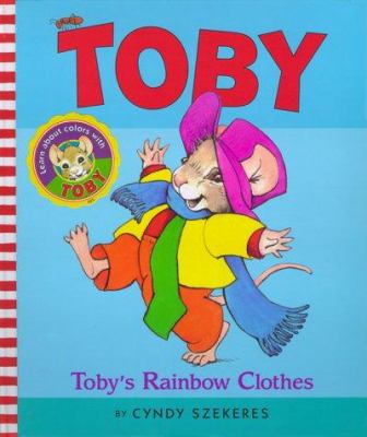 Toby's rainbow clothes