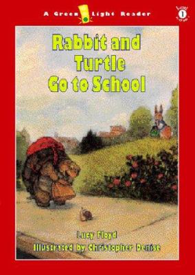 Rabbit and turtle go to school