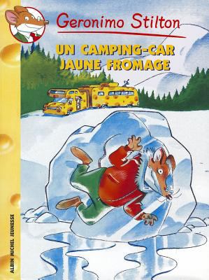 Un camping-car jaune fromage