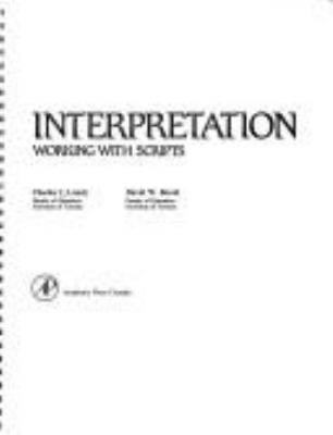 Interpretation : working with scripts