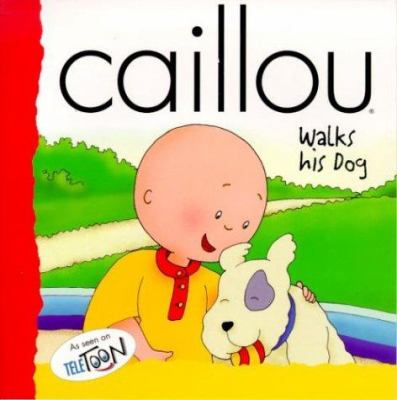 Caillou walks his dog