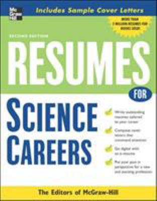 Resumes for science careers.