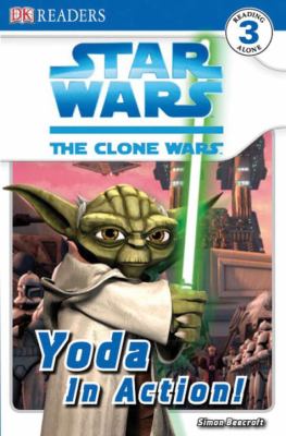 Star wars, the clone wars. Yoda in action! /