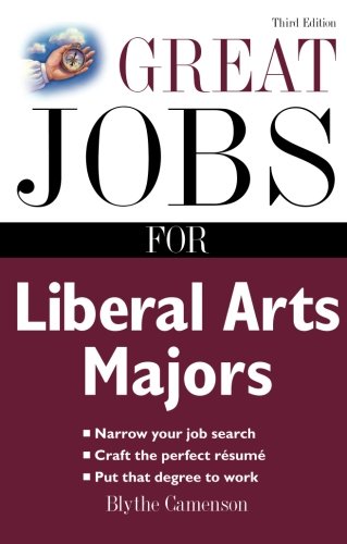 Great jobs for liberal arts majors