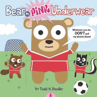 Bear in pink underwear