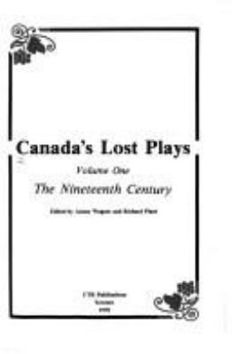 Canada's lost plays