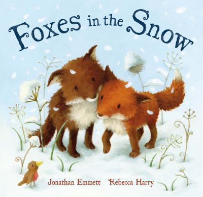 Foxes in the snow