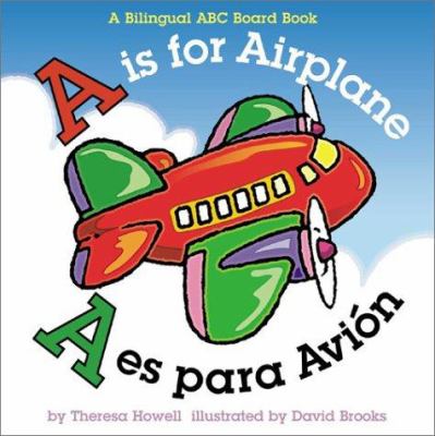 A is for airplane = A es para avión