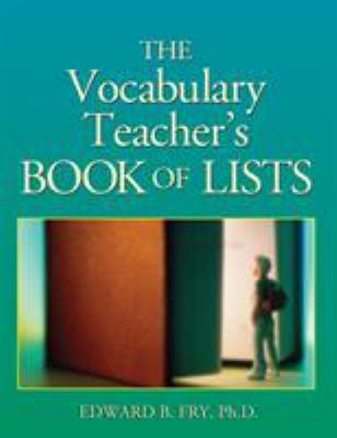 The vocabulary teacher's book of lists