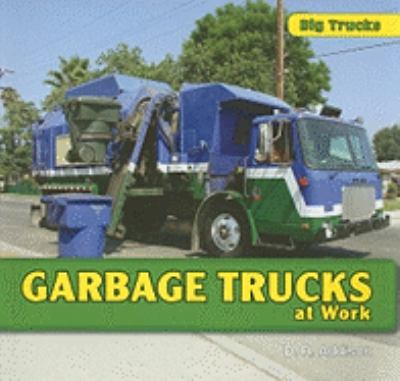 Garbage trucks at work