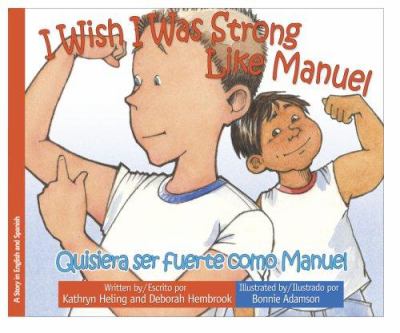 I wish I was strong like Manuel = Quisiera ser fuerte como Manuel