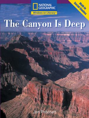 The canyon is deep