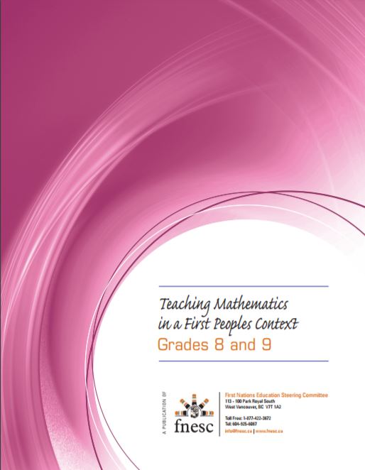 Teaching mathematics in a First Peoples context, grades 8 and 9