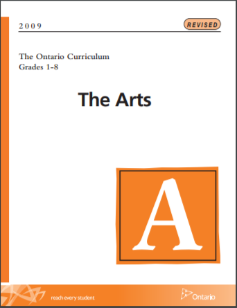 The Ontario curriculum, grades 1-8. The Arts.